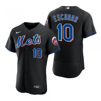 Men's New York Mets Eduardo Escobar Black Authentic Alternate Jersey