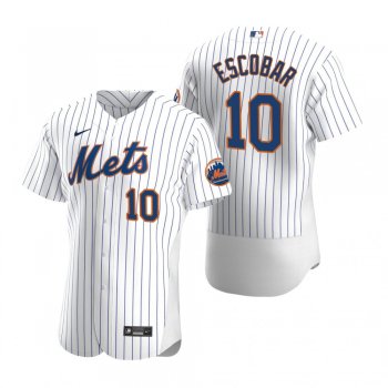 Men's New York Mets Eduardo Escobar White Authentic Home Jersey