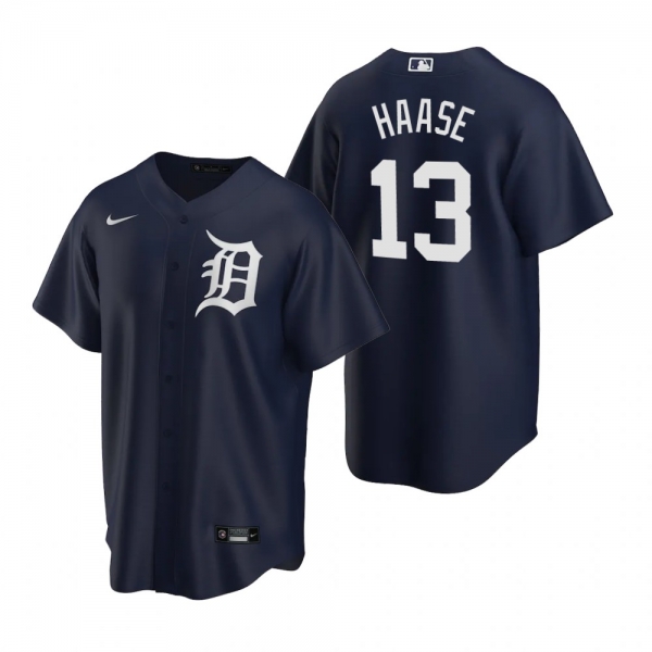 Detroit Tigers Eric Haase Nike Navy Replica Alternate Jersey