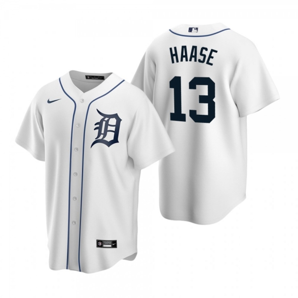 Detroit Tigers Eric Haase Nike White Replica Home Jersey