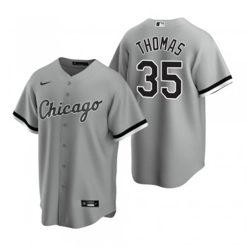 Men's Chicago White Sox Frank Thomas Nike Gray Replica Jersey