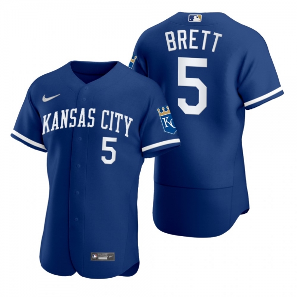 Men's Kansas City Royals George Brett Royal 2022 Authentic Jersey