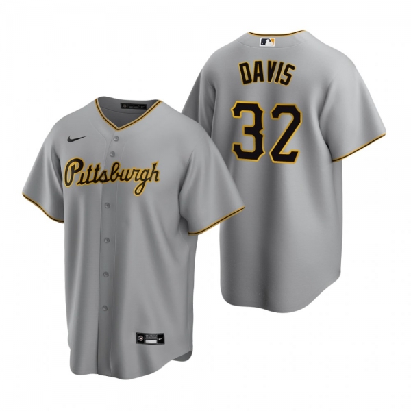 Pittsburgh Pirates Henry Davis Nike Gray Replica Road Jersey