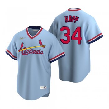 St. Louis Cardinals J.A. Happ Nike Light Blue Cooperstown Collection Road Jersey