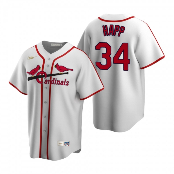 St. Louis Cardinals J.A. Happ Nike White Cooperstown Collection Home Jersey