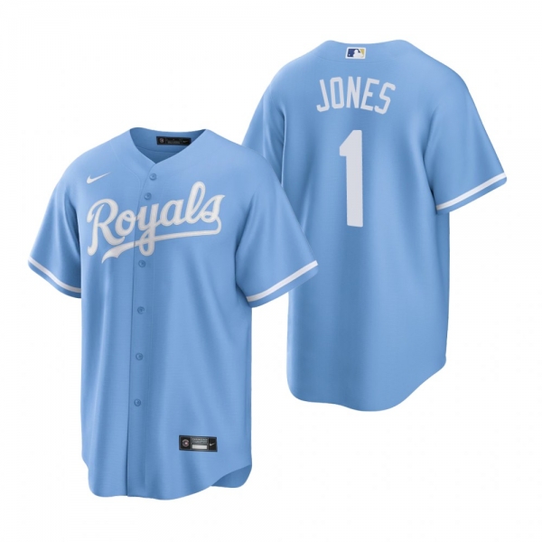 Kansas City Royals JaCoby Jones Nike Blue Replica Alternate Jersey