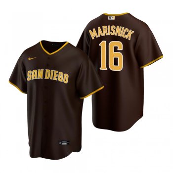 San Diego Padres Jake Marisnick Nike Brown Replica Road Jersey