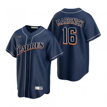 San Diego Padres Jake Marisnick Nike Navy Cooperstown Collection Jersey