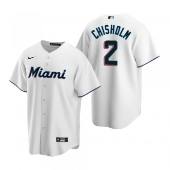 Miami Marlins Jazz Chisholm Nike White Replica Home Jersey