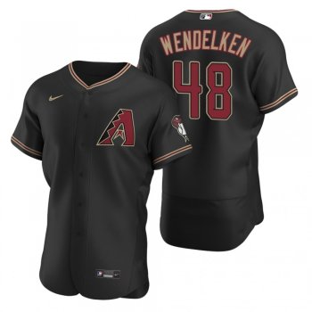 Men's Arizona Diamondbacks J.B. Wendelken Black Authentic Alternate Jersey