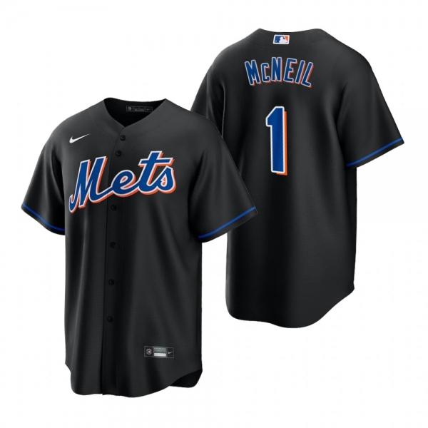 Men's New York Mets Jeff McNeil Nike Black Replica Alternate Jersey