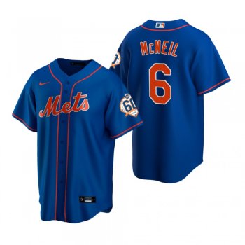 New York Mets Jeff McNeil Nike Royal 60th Anniversary Alternate Jersey