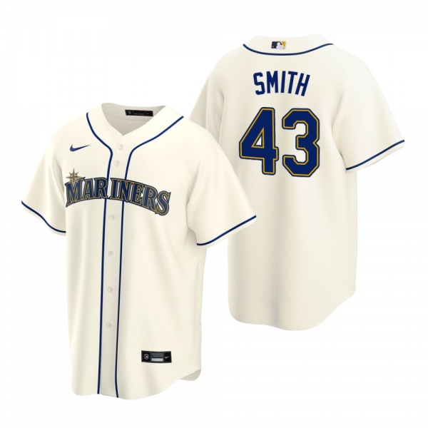 Men's Seattle Mariners Joe Smith Nike Cream Replica Alternate Jersey