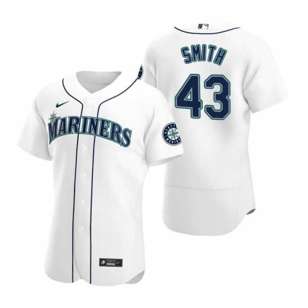 Men's Seattle Mariners Joe Smith Nike White Authentic Home Jersey