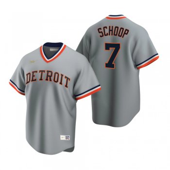 Detroit Tigers Jonathan Schoop Nike Gray Cooperstown Collection Road Jersey