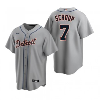 Detroit Tigers Jonathan Schoop Nike Gray Replica Road Jersey