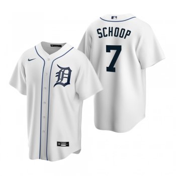 Detroit Tigers Jonathan Schoop Nike White Replica Home Jersey