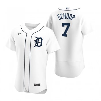 Men's Detroit Tigers Jonathan Schoop Nike White Authentic Home Jersey