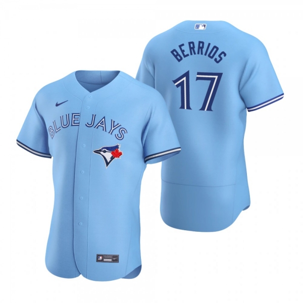 Men's Toronto Blue Jays Jose Berrios Nike Powder Blue Authentic Home Jersey