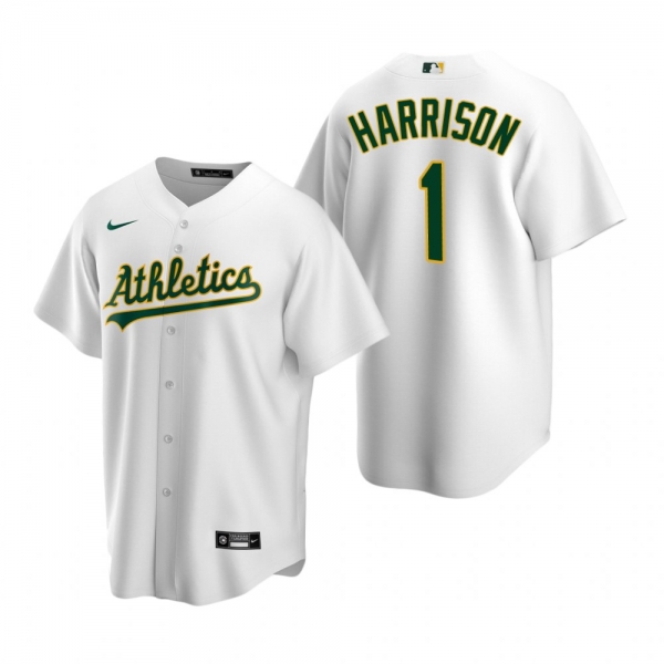 Oakland Athletics Josh Harrison Nike White Replica Home Jersey