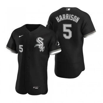 Men's Chicago White Sox Josh Harrison Black Authentic Alternate Jersey