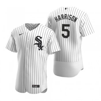 Men's Chicago White Sox Josh Harrison White Authentic Home Jersey