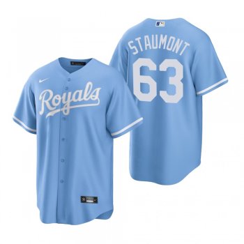 Kansas City Royals Josh Staumont Nike Blue Replica Alternate Jersey