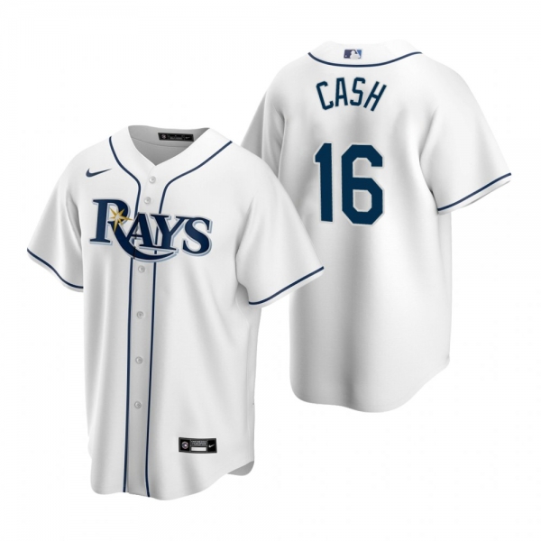 Tampa Bay Rays Kevin Cash Nike White Replica Home Jersey