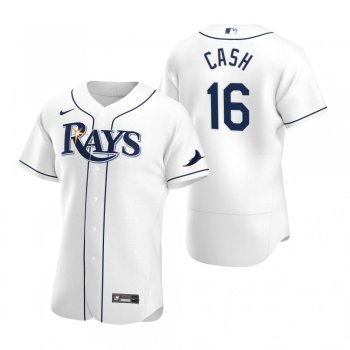 Men's Tampa Bay Rays Kevin Cash White Authentic Home Jersey