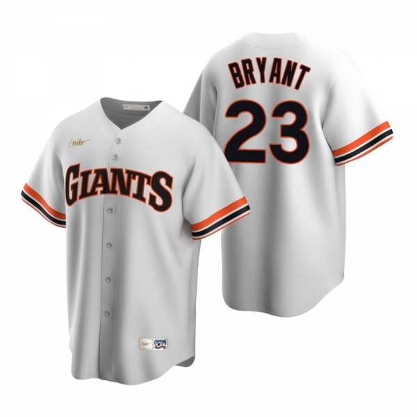 San Francisco Giants Kris Bryant Nike White Cooperstown Collection Home Jersey