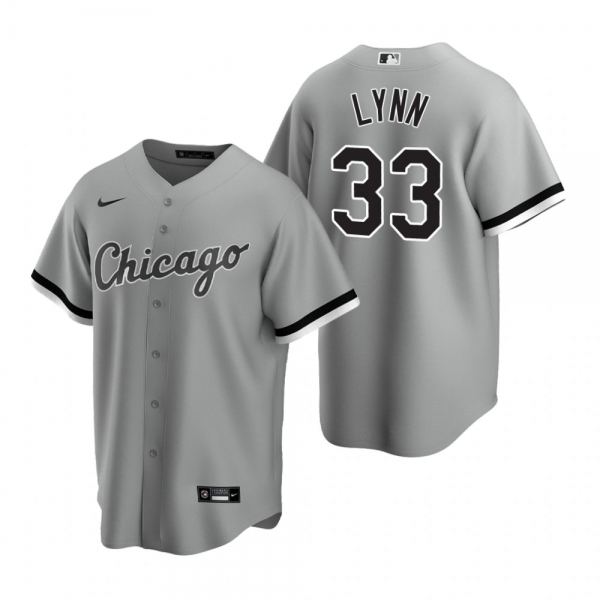 Chicago White Sox Lance Lynn Nike Gray Replica Jersey