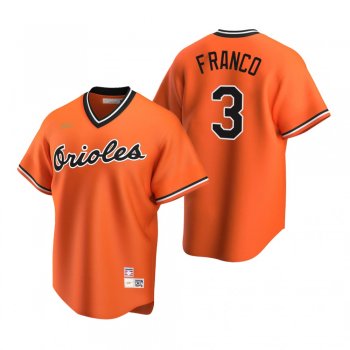 Baltimore Orioles Maikel Franco Nike Orange Cooperstown Collection Alternate Jersey