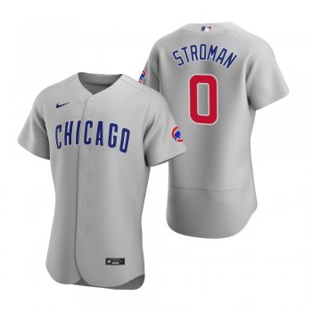 Men's Chicago Cubs Marcus Stroman Gray Authentic Road Jersey