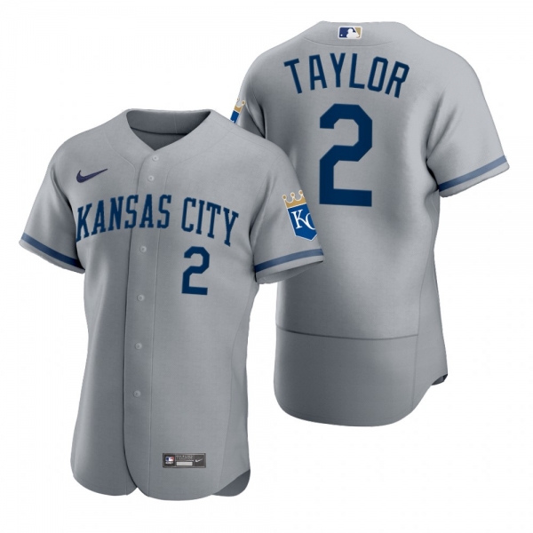 Men's Kansas City Royals Michael A. Taylor Gray 2022 Authentic Jersey