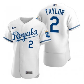 Men's Kansas City Royals Michael A. Taylor White 2022 Authentic Jersey