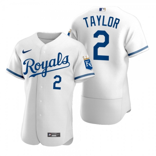 Men's Kansas City Royals Michael A. Taylor White 2022 Authentic Jersey