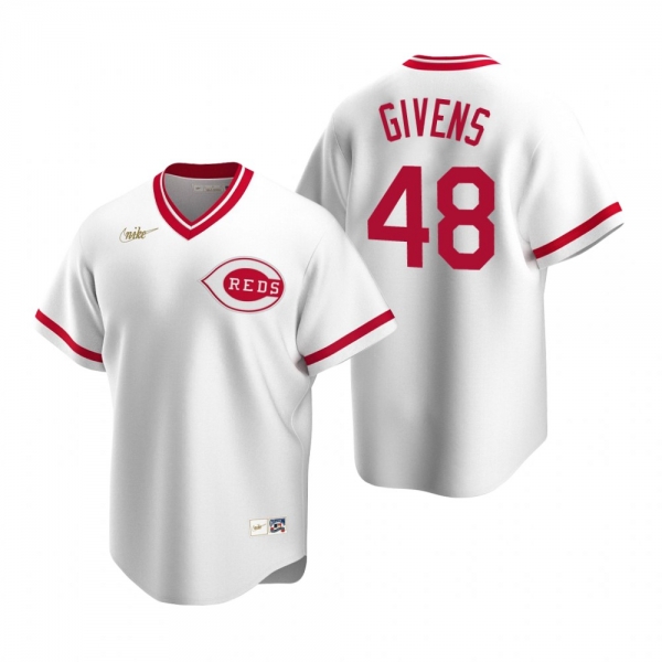 Cincinnati Reds Mychal Givens Nike White Cooperstown Collection Home Jersey