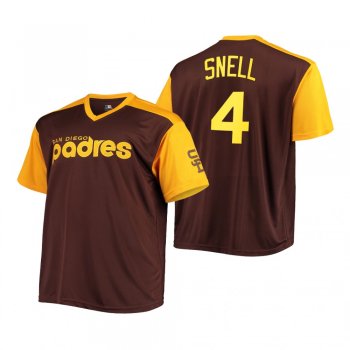 San Diego Padres Blake Snell Brown Replica Cooperstown Jersey