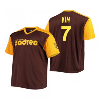 San Diego Padres Ha-Seong Kim Brown Replica Cooperstown Jersey