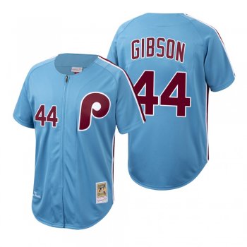 Philadelphia Phillies Kyle Gibson Cooperstown Collection Light Blue Authentic Jersey