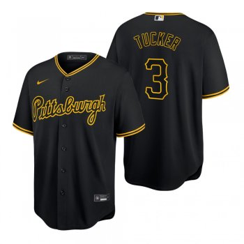 Pittsburgh Pirates Cole Tucker Black Replica Baseball Jersey