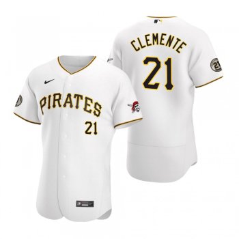 Pittsburgh Pirates Authentic White Roberto Clemente Day Jersey