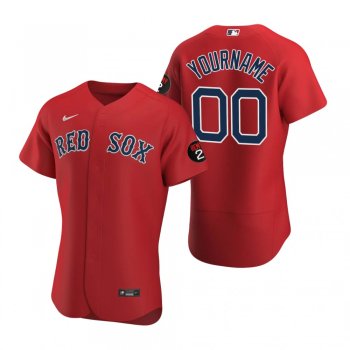 Boston Red Sox Custom Red Jerry Remy Authentic Jersey