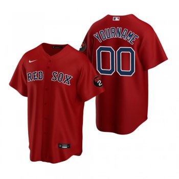 Boston Red Sox Custom Red Jerry Remy Replica Jersey