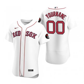 Custom Boston Red Sox White Authentic Jerry Remy Jersey