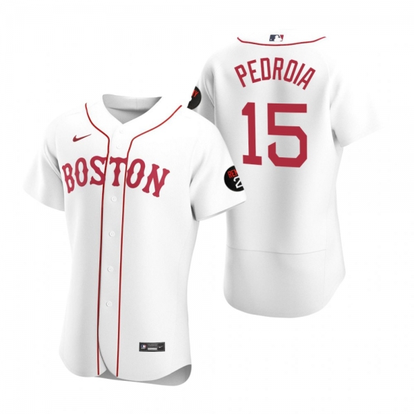 Dustin Pedroia Boston Red Sox White Authentic Jerry Remy Jersey