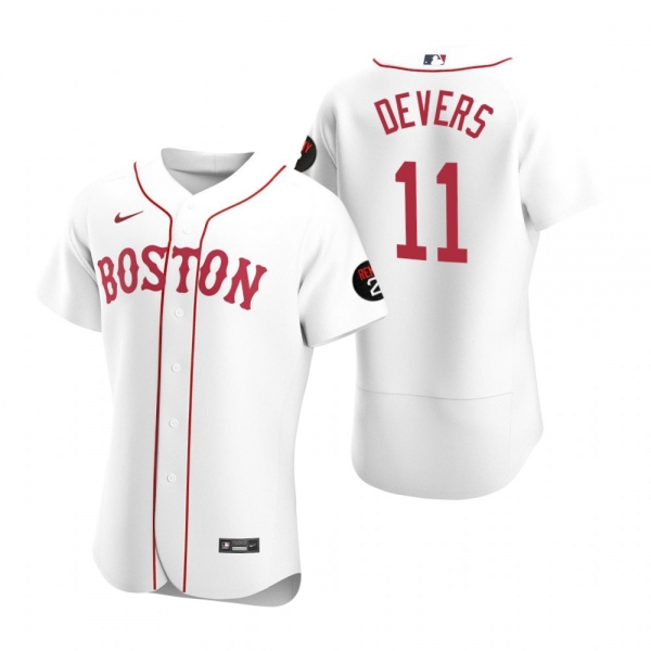 Rafael Devers Boston Red Sox White Authentic Jerry Remy Jersey