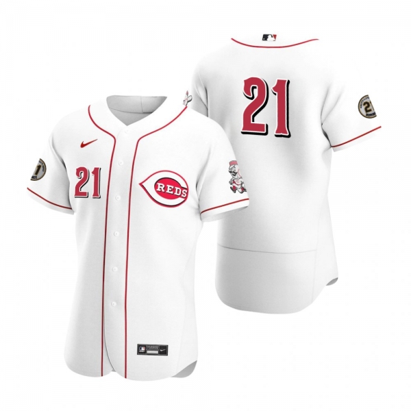 Cincinnati Reds Authentic White Roberto Clemente Day Jersey