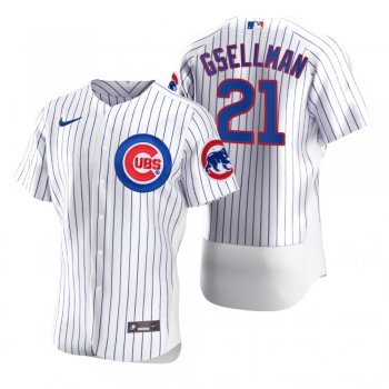 Men's Chicago Cubs Robert Gsellman White Authentic Home Jersey