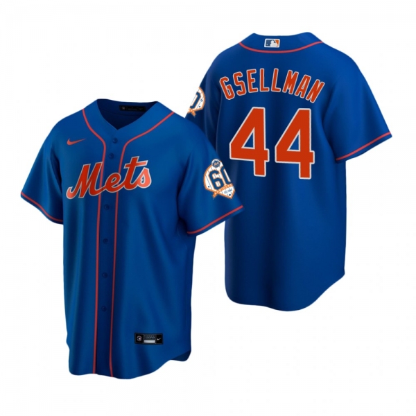 New York Mets Robert Gsellman Nike Royal 60th Anniversary Alternate Jersey